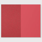 Links Akzent Tomato Red Gift Wrap - Anpassbar Geschenkpapier (Flach)