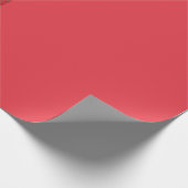 Links Akzent Tomato Red Gift Wrap - Anpassbar Geschenkpapier (Ecke)