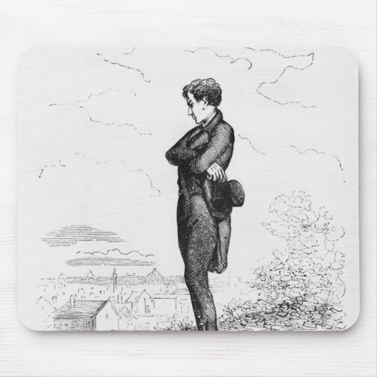 Links allein, Rastignac ging einige Schritte Mousepad (Vorne)
