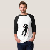 Links Arm-Schwingent-shirt T-Shirt (Vorne ganz)