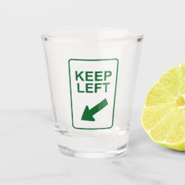 LINKS Arrow-Shot-Glas behalten - Ausrichtung Schnapsglas