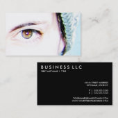 links Auge Visitenkarte (Vorne/Hinten)