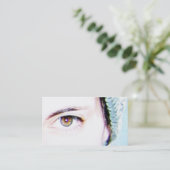 links Auge Visitenkarte (Stehend Vorderseite)