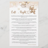 Links Baby Bear Baby Dusche (Vorderseite)