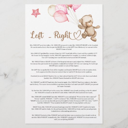 Links Babydusche (Vorderseite)