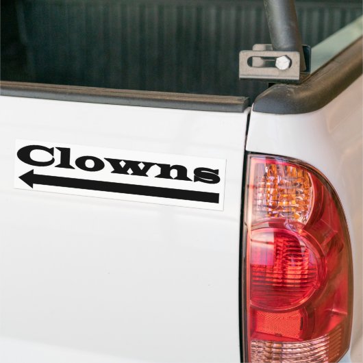 Links Clowns Autoaufkleber (Auf Lkw)