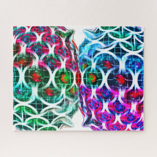 Links des Lebens Kunst Puzzle