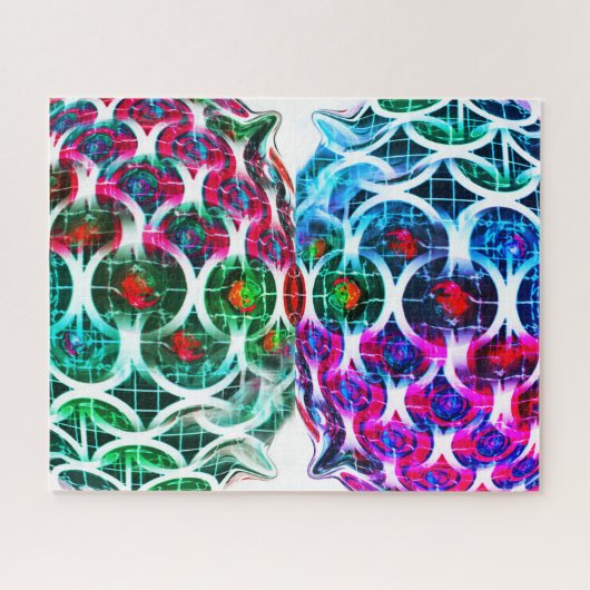 Links des Lebens Kunst Puzzle (Horizontal)