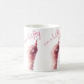 Links Design, ich bin eine linke Botschaft Kaffeetasse (Mittel)