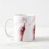 Links Design, ich bin eine linke Botschaft Kaffeetasse (Links)