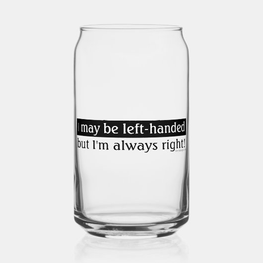 Links Dosenglas (Vorderseite)