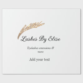 Links durch Hinzufügen von Namen Kontakt Info Soci Geschenkpapier