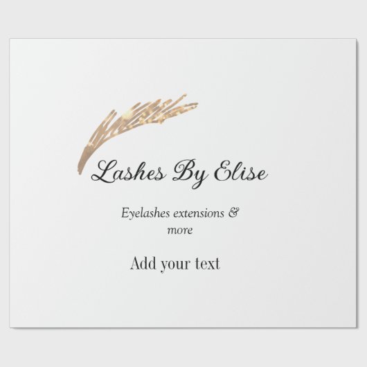 Links durch Hinzufügen von Namen Kontakt Info Soci Geschenkpapier (Flach)