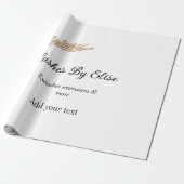 Links durch Hinzufügen von Namen Kontakt Info Soci Geschenkpapier (Ungerollt)