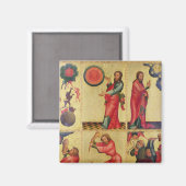 Links Flügel des Hohen Altars von St. Peter Magnet (Vorderseite/Rückseite)