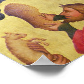 Links Flügel des Hohen Altars von St. Peter Poster (Ecke)