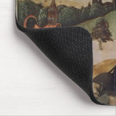 Links Flügel des Triptychons der Versuchung von Mousepad (Ecke)