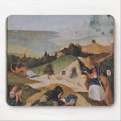 Links Flügel des Triptychons der Versuchung von Mousepad (Vorne)