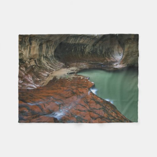 Links Gabel | Zion National Park, Utah Fleecedecke (Vorderseite (Horizontal))