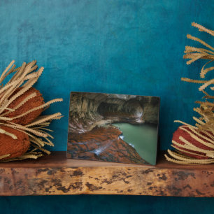 Links Gabel Zion National Park, Utah Fotoplatte