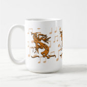 Links gegenüber Kokopelli Musical Merrymaker Kaffeetasse (Links)