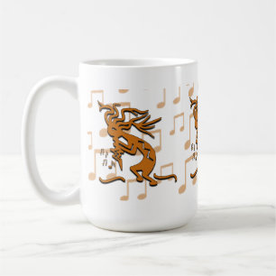 Links gegenüber Kokopelli Musical Merrymaker Kaffeetasse