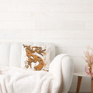 Links gegenüber Kokopelli Musiker Kissen