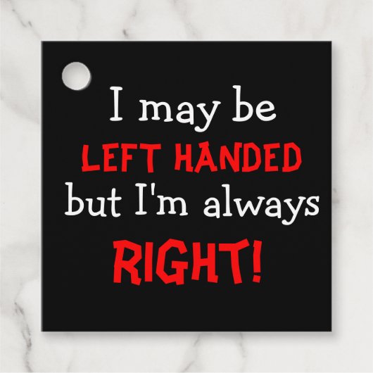 Links Geschenkanhänger (Vorderseite)