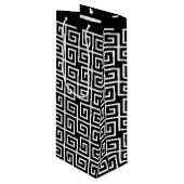 Links Geschenktüte Für Weinflaschen (Vorderseite Schrägansicht)