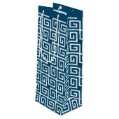 Links Geschenktüte Für Weinflaschen (Rückseite Schrägansicht)