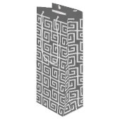 Links Geschenktüte Für Weinflaschen (Vorderseite Schrägansicht)