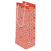 Links Geschenktüte Für Weinflaschen (Rückseite Schrägansicht)