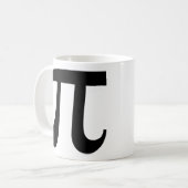 Links Giant-Symbol "Pi" Kaffeetasse (Vorderseite Links)