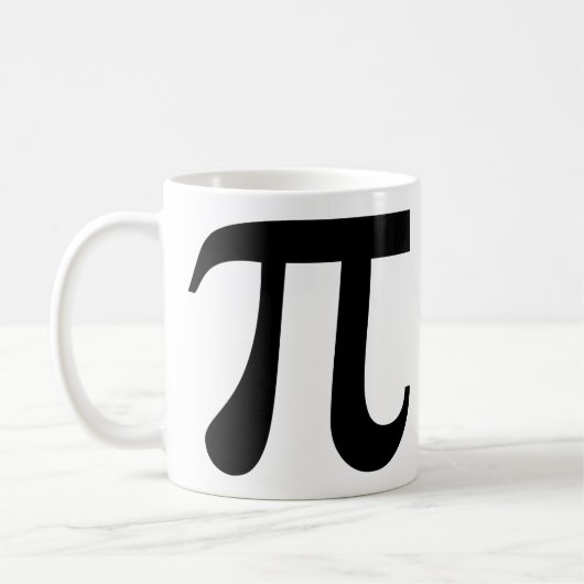 Links Giant-Symbol "Pi" Kaffeetasse (Links)