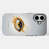 Links Goldenes Auge Case-Mate iPhone Hülle (Rückseite (Horizontal))