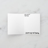 Links Grußkarte Karte (Innenseite)