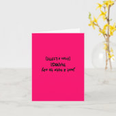 Links Grußkarte Karte (Gelbe Blume)