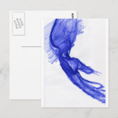 Links Hand des Ausdrucks Postkarte (Vorne/Hinten)