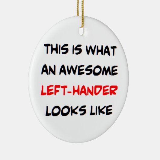 links Hander, phantastisch Keramik Ornament (Rechts)