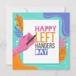 Links Handers Day Feiertagskarte