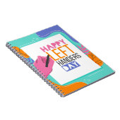 Links Handers Day Notizblock (Rechte Seite)