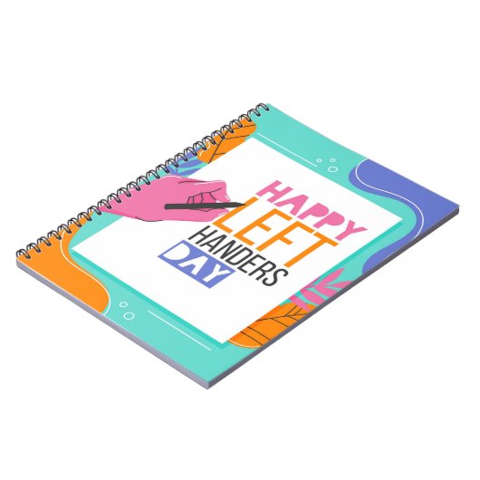 Links Handers Day Notizblock (Linke Seite)