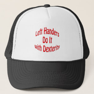 Links Handers Hut Truckerkappe