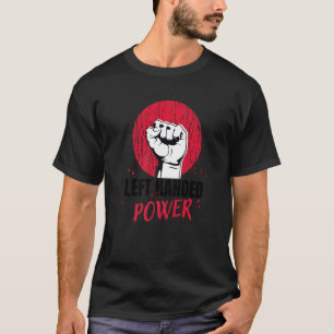 Links handgeführter Power Verlassen Handarbeiter u T-Shirt