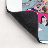 Links Herz in San Francisco Funny Gifts & T-Shirts Mousepad (Ecke)