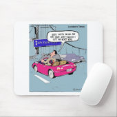 Links Herz in San Francisco Funny Gifts & T-Shirts Mousepad (Mit Mouse)