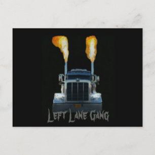 Links Lane Gang Postkarte