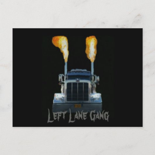 Links Lane Gang Postkarte (Vorderseite)