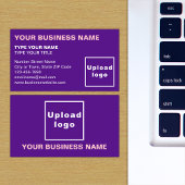 Links Lila Visitenkarte