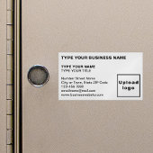 Links Magnetkarte Magnetische Visitenkarte